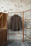 AVIVA JIFEI XUE 25 Autumn and Winter Simple Shirt / Layered Balloon Skirt AJX-FW25-ES-USCT-Umber Stripe Top